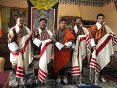 From left: Wangchuk, Ugyen Dorji, Hopn'ble Nangsi Lyonpo, Passang Dorji and Kezang Jamtsho